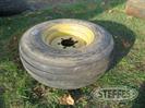 11L15 tire on damaged John Deere 6-bolt rim